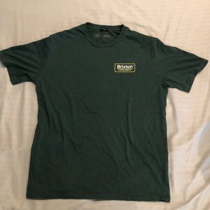 Green Brixton logo tee